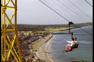 Aerial Chair Lift to Eagle's Nest, Bray, Co Wicklow Ireland by John Hinde